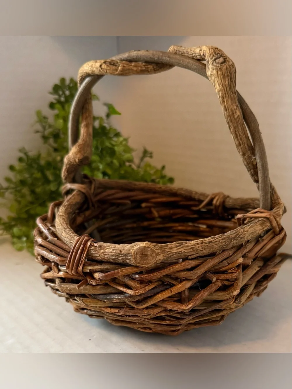 Twig Basket Small Size primitive style